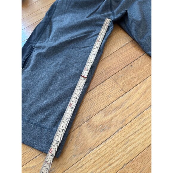 Lululemon Athletica sz 4 Womens Gray & Black Crop Pants With Drawstring Waist - Picture 9 of 10